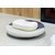 Promotional Offer Running - KLEO Natural Stone Round Soap Dish Bath Accessories For Bath, Tub or Wash Basin in two Tone