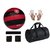 Shoppers Western Sydney Wanderers Red/Black Football (Size-5) with Gym Duffle Bag Combo
