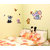 Wall Stickers Animals Cute Side Including Butterflies  Monkey Elephant For Nursery Kids