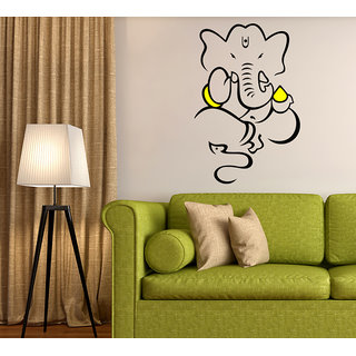 wall stickers lord ganesha design for temple room decoration vinyl