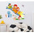 Wall Stickers Kids Riding Roller Coaster Design For Kids Bedroom And Living Room Decoration Vinyl