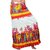 Rajasthani White and Orange Cotton Long Skirt 269