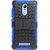 Cantra Kick Stand Hard Dual Armor Hybrid Rubber Back Case Cover for Redmi Note 3 - Blue
