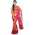 Sudarshan Silks Pink Silk Self Design Saree With Blouse