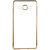 Samsung Galaxy On5 TRANSPARENT WITH GOLD BORDER