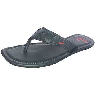 puma leather slippers