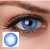 Magjons Blue Color Contact Lens Pair With 80 ML Solution