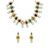 Zaveri Pearls Multicolor Stones  Pearls Drop Designer Necklace Set - ZPFK5640