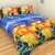 Angiela Home Fab Floral Two Double bedsheet with 4 pillow