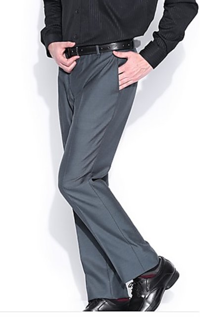 Buy Patloon Grey Regular Fit Mid Rise Formal Trousers For Men's Online @  ₹749 from ShopClues