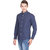 Red Tape Blue Button Down Full sleeves Casual Shirt For Men