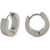 The Jewelbox Biker Silver  Stainless Steel Pierced Stud Pair Earring For Men