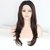 Ebingoo Black Lace Front Wig Ombre Bronw Micro Wave Long Wavy Hair Heat Resistant Synthetic Fiber Full Wigs Hair for Wom