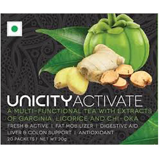 Unicity Activate - Multi-Functional Tea With Garcinia, Licorice, Chi-Oka - 20 N