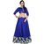 Triveni Beautiful Blue Colored  Printed Art Silk Festival Lehenga Choli Without Dupatta