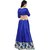 Triveni Beautiful Blue Colored  Printed Art Silk Festival Lehenga Choli Without Dupatta