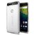 Nexus 6P Case, Spigen [Neo Hybrid EX] PREMIUM BUMPER [Satin Silver] Clear TPU / PC Frame Slim Dual Layer Premium Case fo