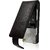 iGadgitz Black Leather Flip Case Cover for Sony Walkman NWZ-A15 NWZ-A17 NW-A25 NW-A27 8GB 16GB 32GB & 64GB with Detachab