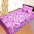 stop n shop multicolor floral single bedsheet with 1 pillow