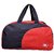 Blue & Red Polyester Duffel Bag (No Wheels)