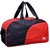 Blue & Red Polyester Duffel Bag (No Wheels)