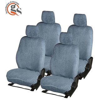 Buy Gs Sweat Control Grey Towel Car Seat Cover For Chevrolet