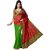 Saree Shop Multicolor Brasso Embroidered Saree With Blouse