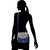 Vivinkaa Houndstoth Blue Canvas Sling Bag for Women 
