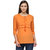 Tunic Nation Women's Orange 100 Polyester Top