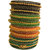 Kuhuk Multi Color Silk Thread Plastic Bangle Set PIY0211