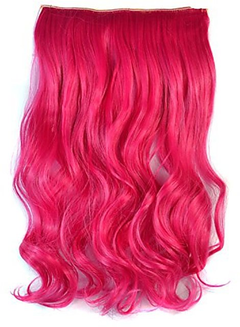 Woman with Shiny Curly Hot Pink Long Hair Stock Photo  Image of hair  style 147797456