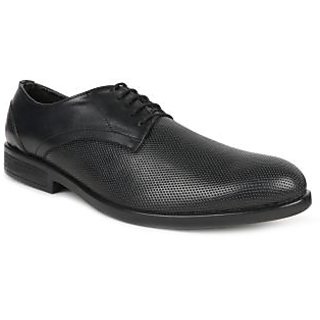 Escaro Men's Black Lace-up Derby Shoe - 104360578
