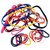 Elastic Hair Bands and Hair Ties Set Bright Colors - 24 Pc Bundle CoverYourHair