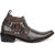 Escaro Men's Brown Slip on Boots