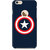 Zenith Captain America Logo Preum Printed Mobile cover For   6/6s with hole