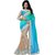 Laxminarayan Fashion Multicolor  Georgette  Floral Saree With Blouse
