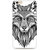 Zenith Line Art Wolf Premium Printed Mobile cover For Apple iPhone 6/6s