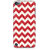 Zenith Red Glitter Chevron Premium Printed Mobile cover For Apple iPod Touch 6