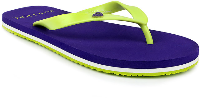 Buy UCB Mens Purple And Yellow Flip Flops Online 499 from