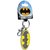 Licenses Products Batman Enameled Logo Metal and Enameled Keychain Action Figure