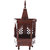 Shilpi Brown Sheesham Wood Exquisite Temple / Mandir / Puja Esstential / Wooden Mandir - (NSHC0049)