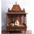 Shilpi Brown Sheesham Wood Exquisite Temple / Mandir / Puja Esstential / Wooden Mandir - (NSHC0061)