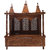 Shilpi Brown Sheesham Wood Exquisite Temple / Mandir / Puja Esstential / Wooden Mandir - (NSHC0067)