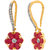Rajwada Arts Trendy Flower Shape American Diamond Earring for Women