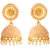 Rajwada Arts Gold colored Brass Designer Jhumki Dangle Earring with Pearl for women