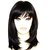 Kalyss Womens Wig Long Straight Layers Black Synthetic Hair wigs for Women (black straight)