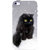Stubborne Smush Cat Multicolor 3D Printed Apple Iphone 4 Back Cover / Case