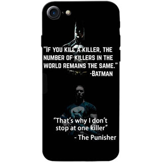 Buy Stubborne Multicolor Punisher Batman 3D Printed Apple Iphone