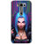Ifasho Blue Hair Girl Smiling Back Case Cover For Asus Zenfone Selfie