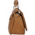Bagkok Brown Self Design Casual Sling Bag